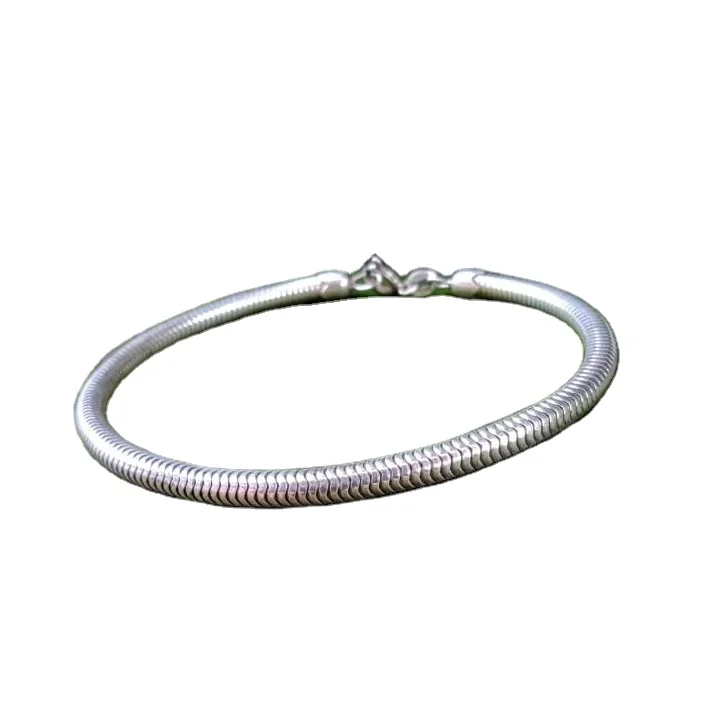 NY-CHB031-Silver Chain Bracelet Bali Chain Gift For Girls Sterling Silver Classic Chain Bracelet