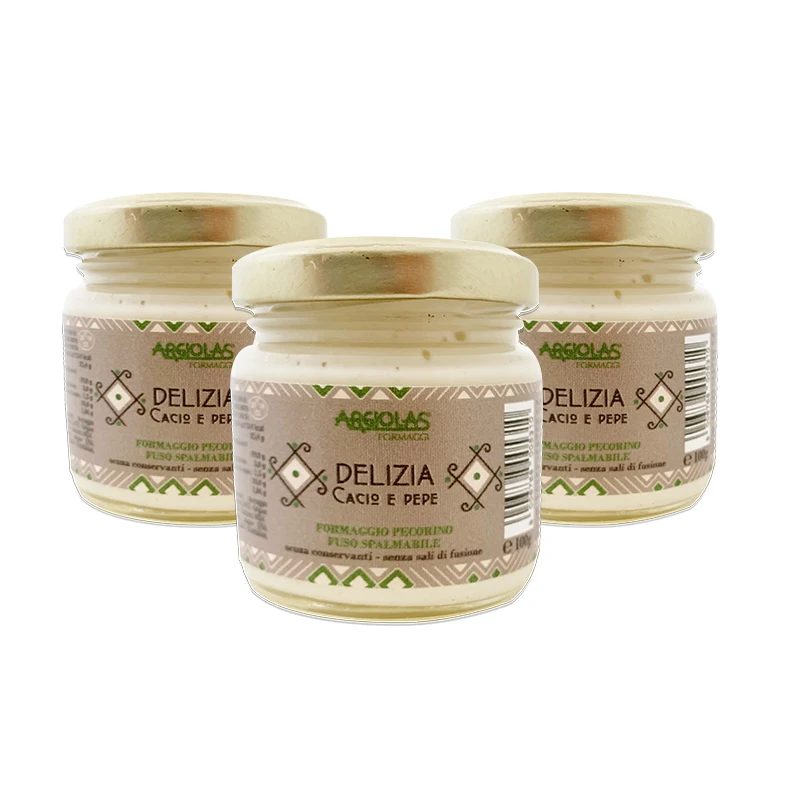 Cheese pecorino 100g Made in Italy Delizia Cacio e Pepe Sardinian Cheese Cream