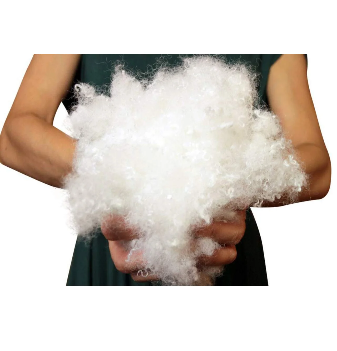 Virgin/recycled Hollow conjugated silicon HCS polyester fiber 7D/15D * 64MM raw material for filling sofa/pillow