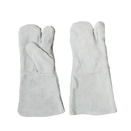 cow split leather Oven Mitten Gloves / Bakery Gloves