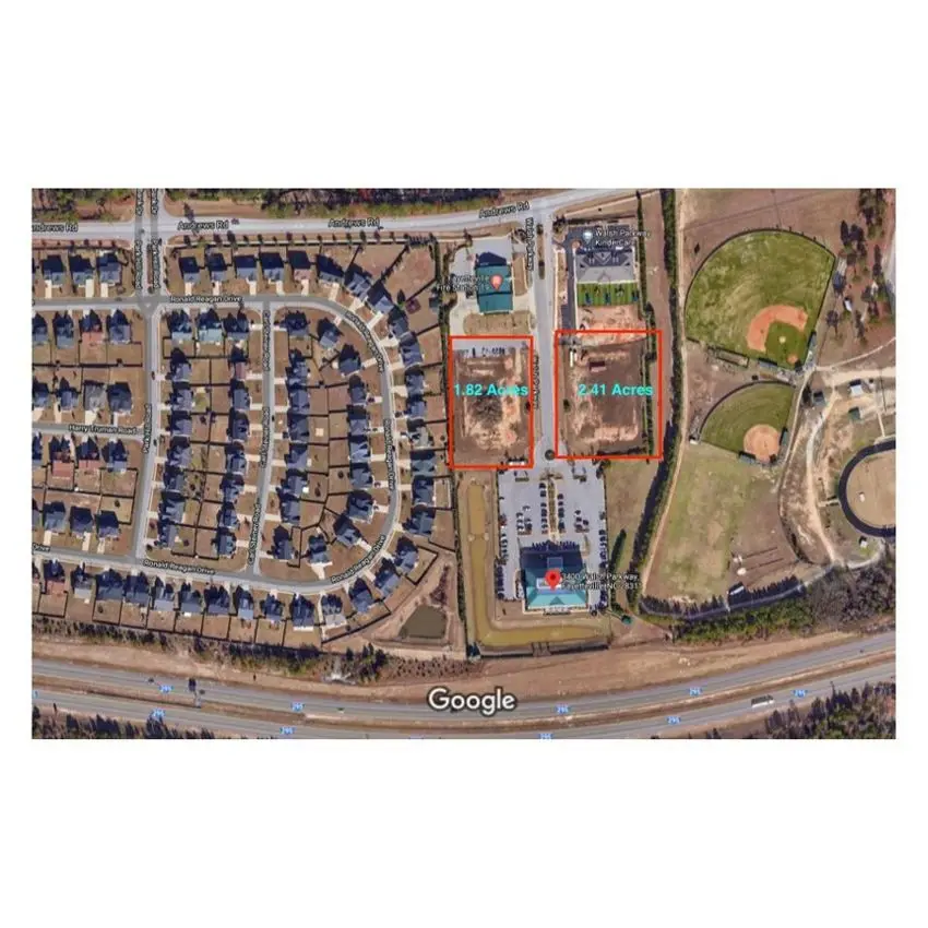 
1.872 Acres Land Lot Property Walsh Parkway, Fayetteville, NC US Real Estate for Sale 