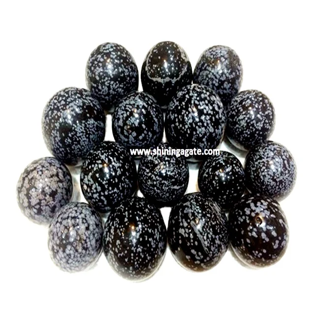 Snowflake Obsidian Balls Metaphysical Healing Sphere Gemstone Balls Manufacturer Wholesale Agate Sphere / Balls