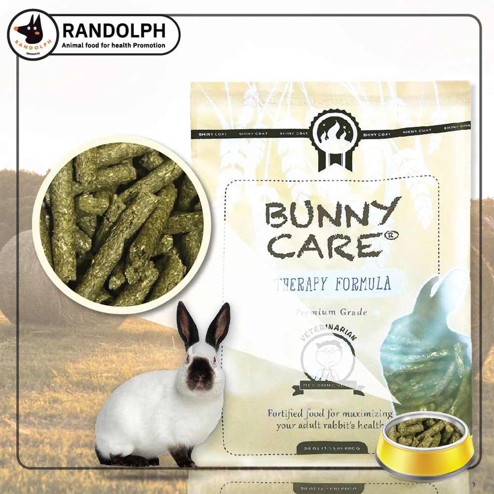 Randolp Bunny Food Care Recovery Formula Rabbit Treat & Bunny Food, Best Prevent Healthy, Small Animal Pet Fortified