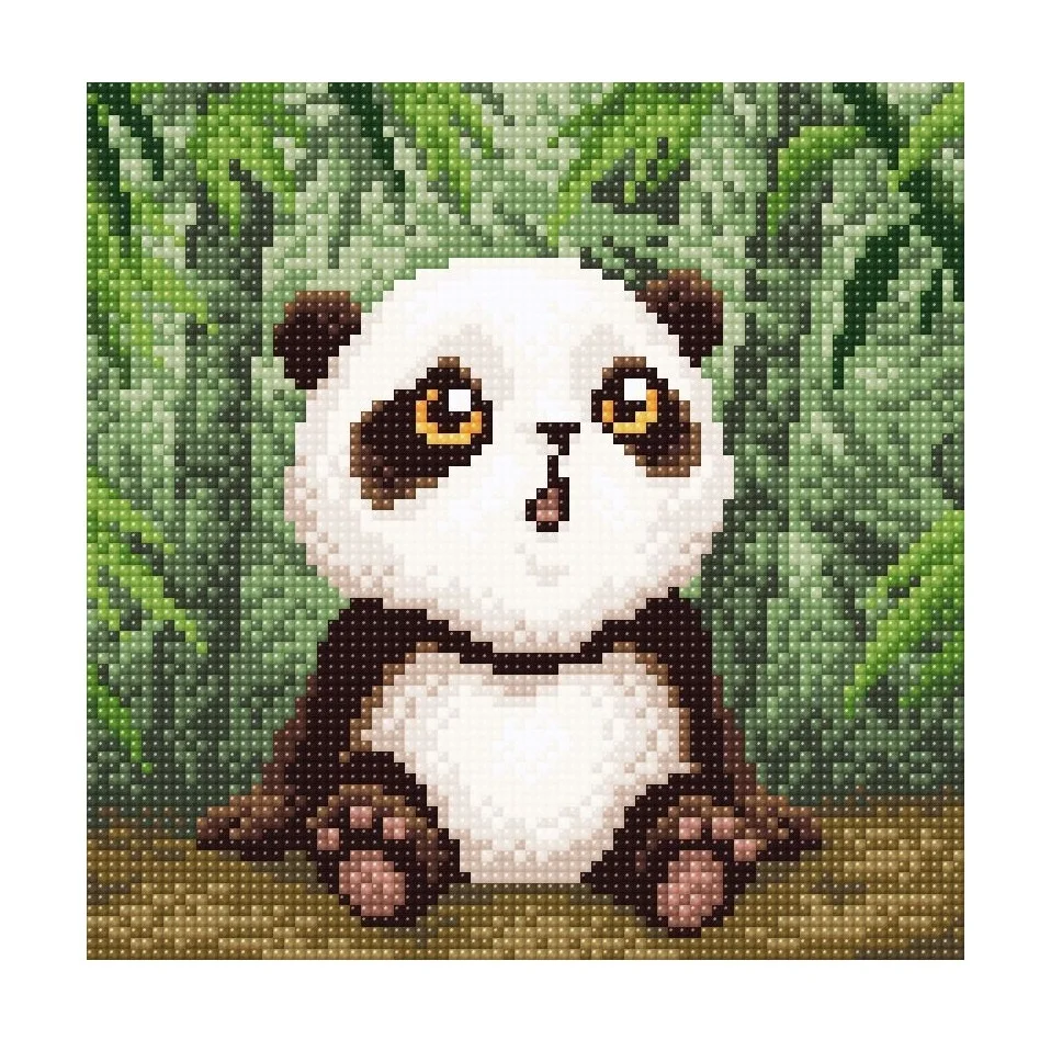 Diamond painting diy diamond embroidery decorative wall art painting MC--001 Baby Panda