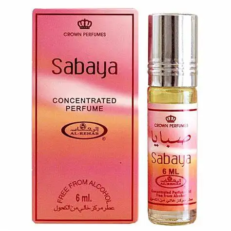 Perfume oil Sabaya 6 ML by AL REHAB 100% Oil AL Rehab Dubai Arabic perfumes Alcohol-free