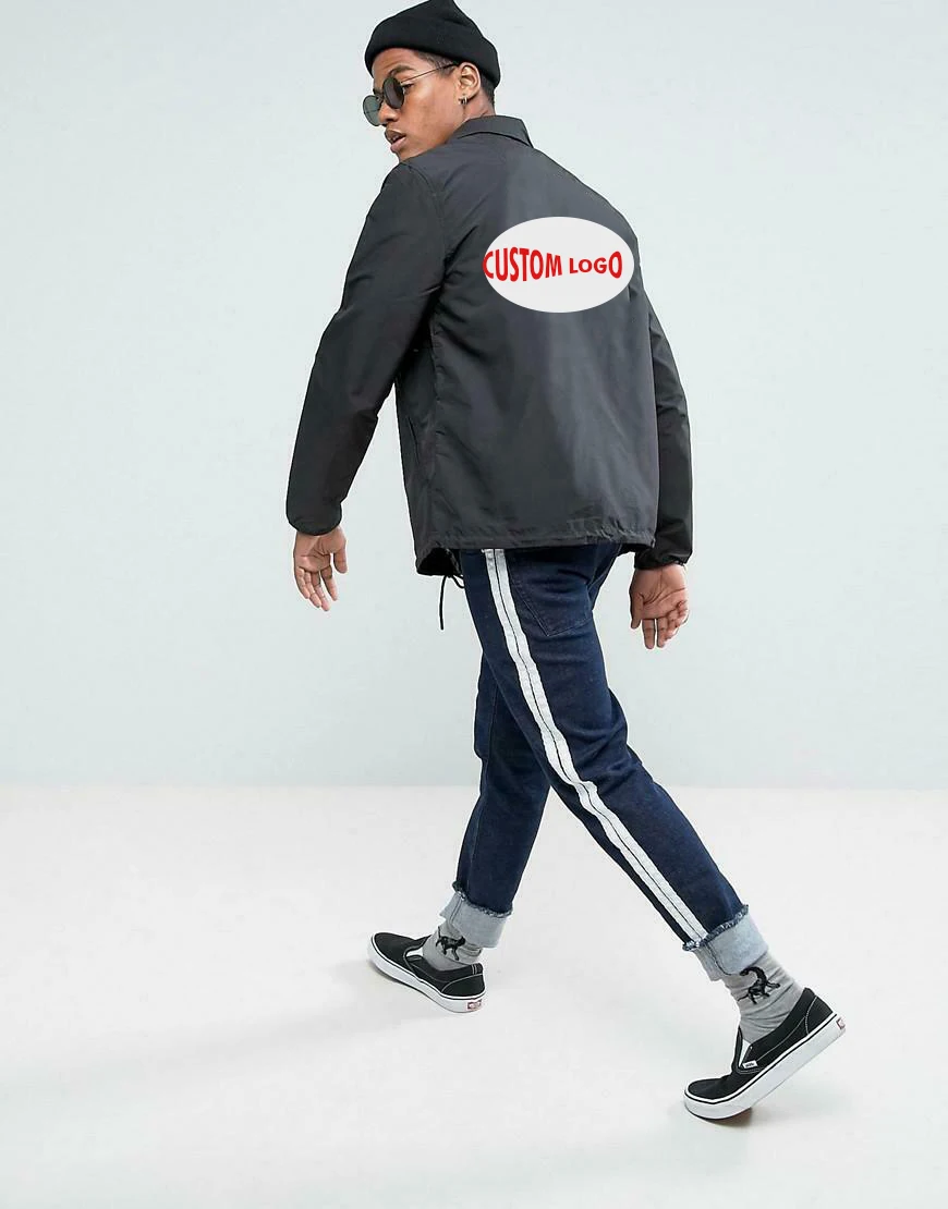 Сделанные на заказ куртки для тренеров с логотипом на заказ куртки для тренеров из нейлона