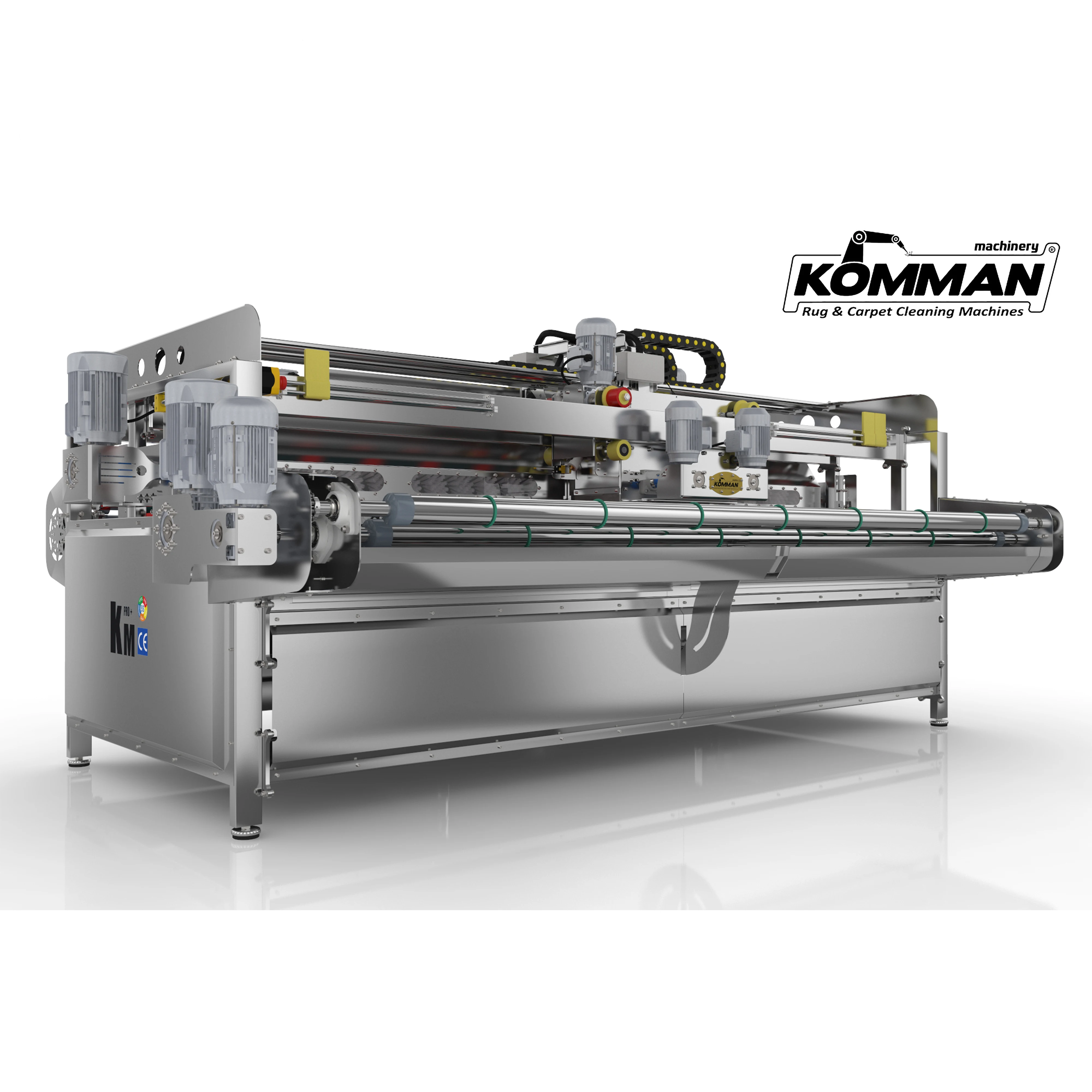 
Automatic Industrial Carpet/Rug Cleaning Machine- Commercial Rug Washer. 3 meters conveyor surface ALTAY RAKE 3000 