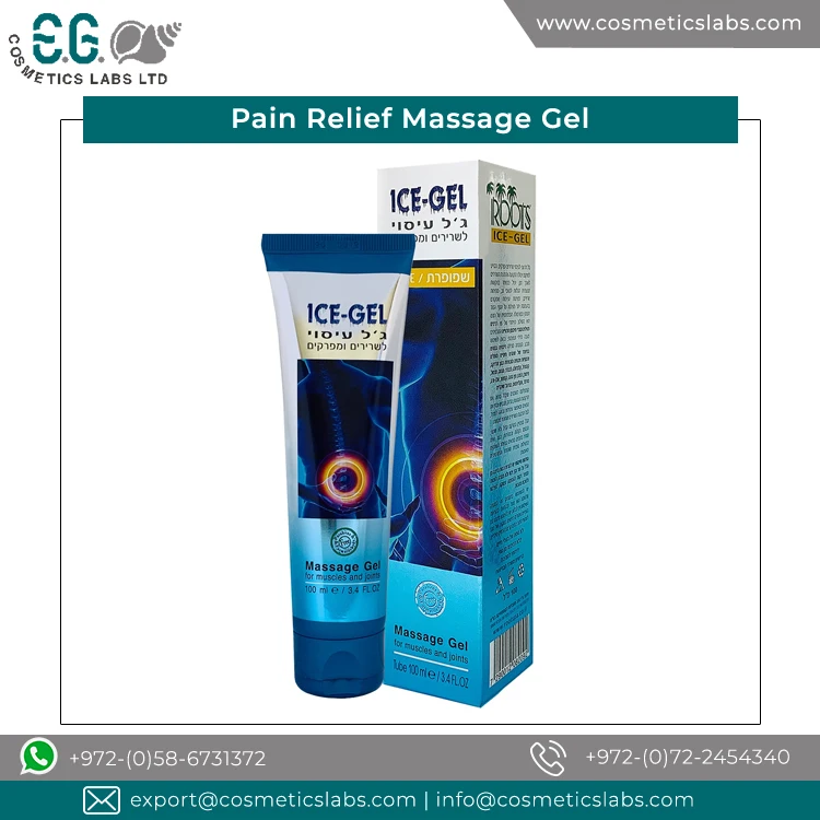 Частный ярлык природных противовоспалительное средство благодаря немедленное облегчение боли массажный гель для в спине мышц и