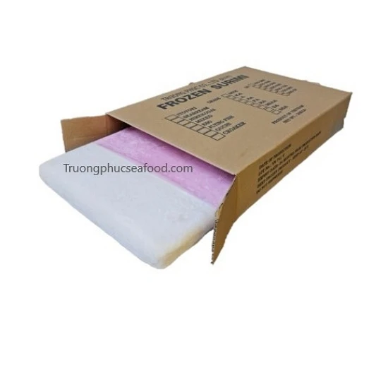 Vietnam HACCP Certification 200/300 Gel Strength 24 Months Shell Life Box Packaging Frozen Surimi