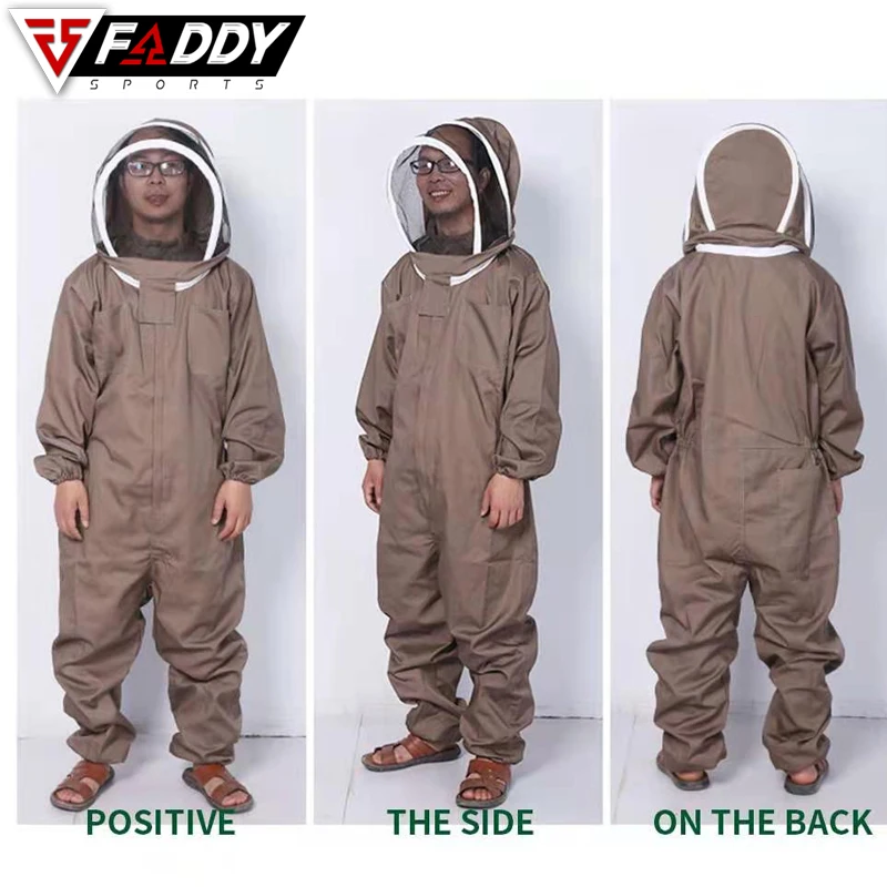  Костюмы для взрослых с защитой тела пчеловодческий костюм по лучшей цене пчеловодный индивидуальным логотипом хлопковый материал