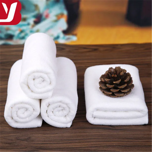
White towel manufacturers direct batch of microfiber 35*75 beauty salon hotel bath disposable towels with high quality 
