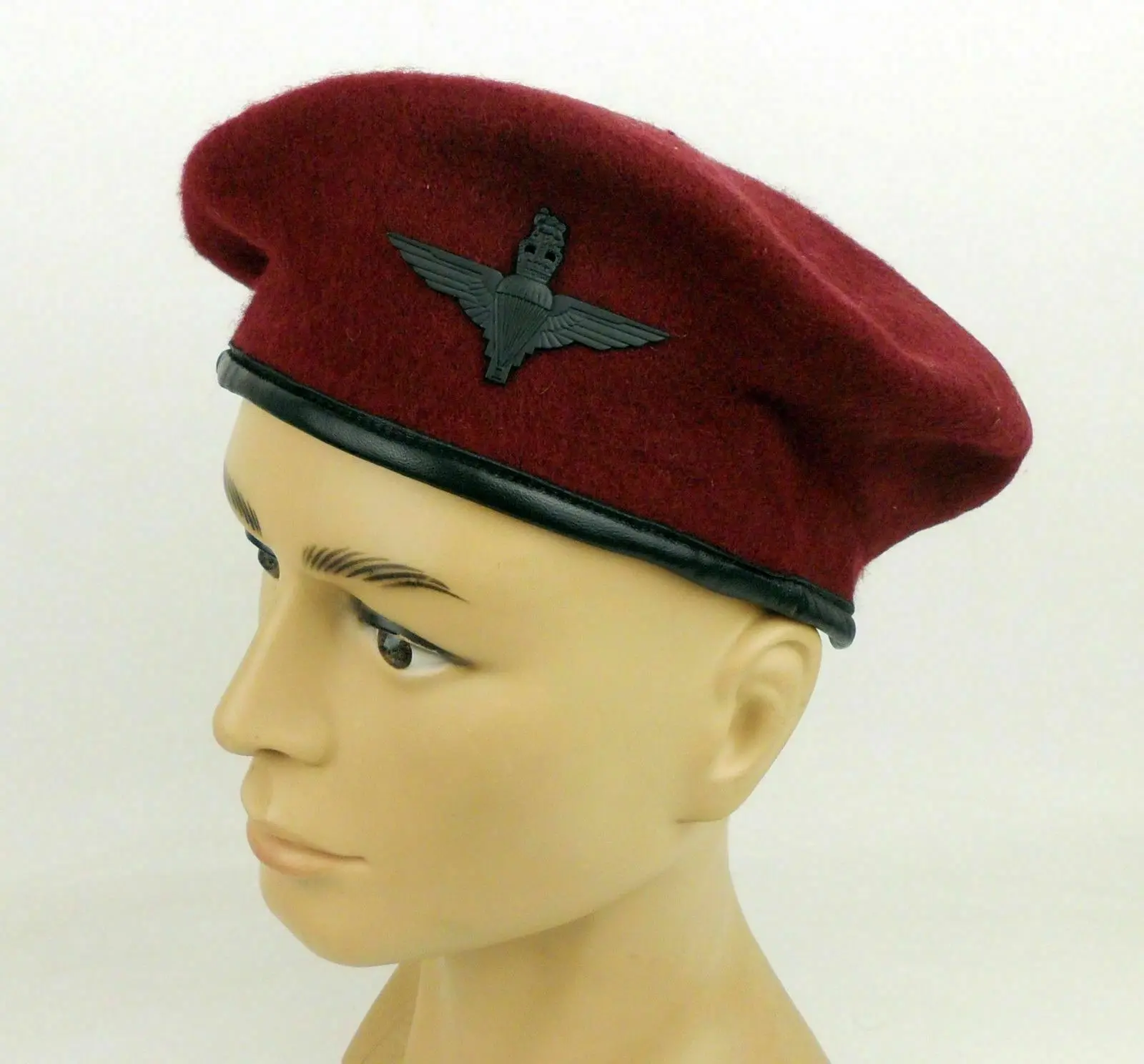 Custom Solar Made British Red Beret Royal Beret Hats