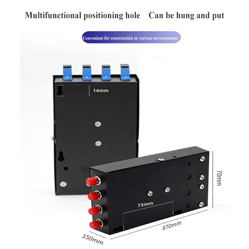 Малый размер 4 ядра FTTH открытый терминал для оптоволокна коробка волоконно-оптическая распределительная