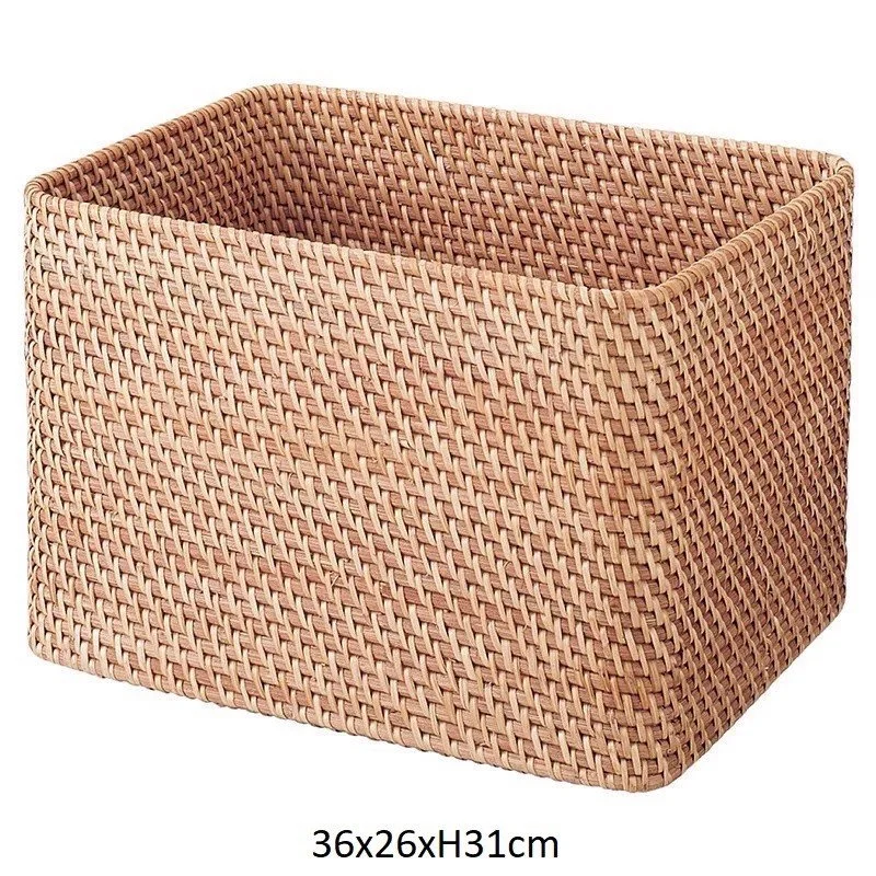 New Combo 3 Products Factory Manufacture Bamboo & Rattan Basket High Quality Home Decoration