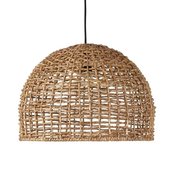Natural Handmade Seagrass Lampshade  Seagrass Hanging Lampshade Eco-friendly  Wicker Pendant light High Quality from Vietnam