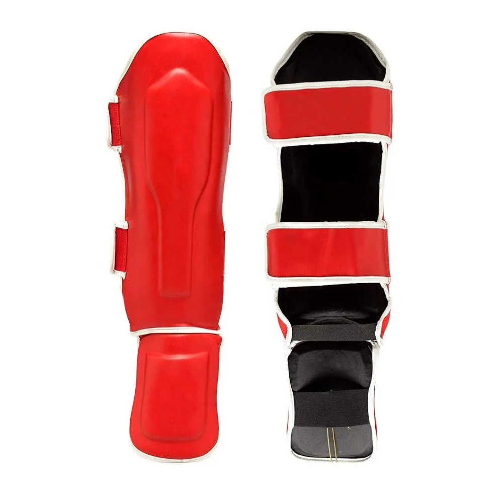 Shin Guard Pads MMA Leg Foot Guards  / Wholesale martial arts kick boxing taekwondo shin pad instep guards / MMA Shin Foam Pad