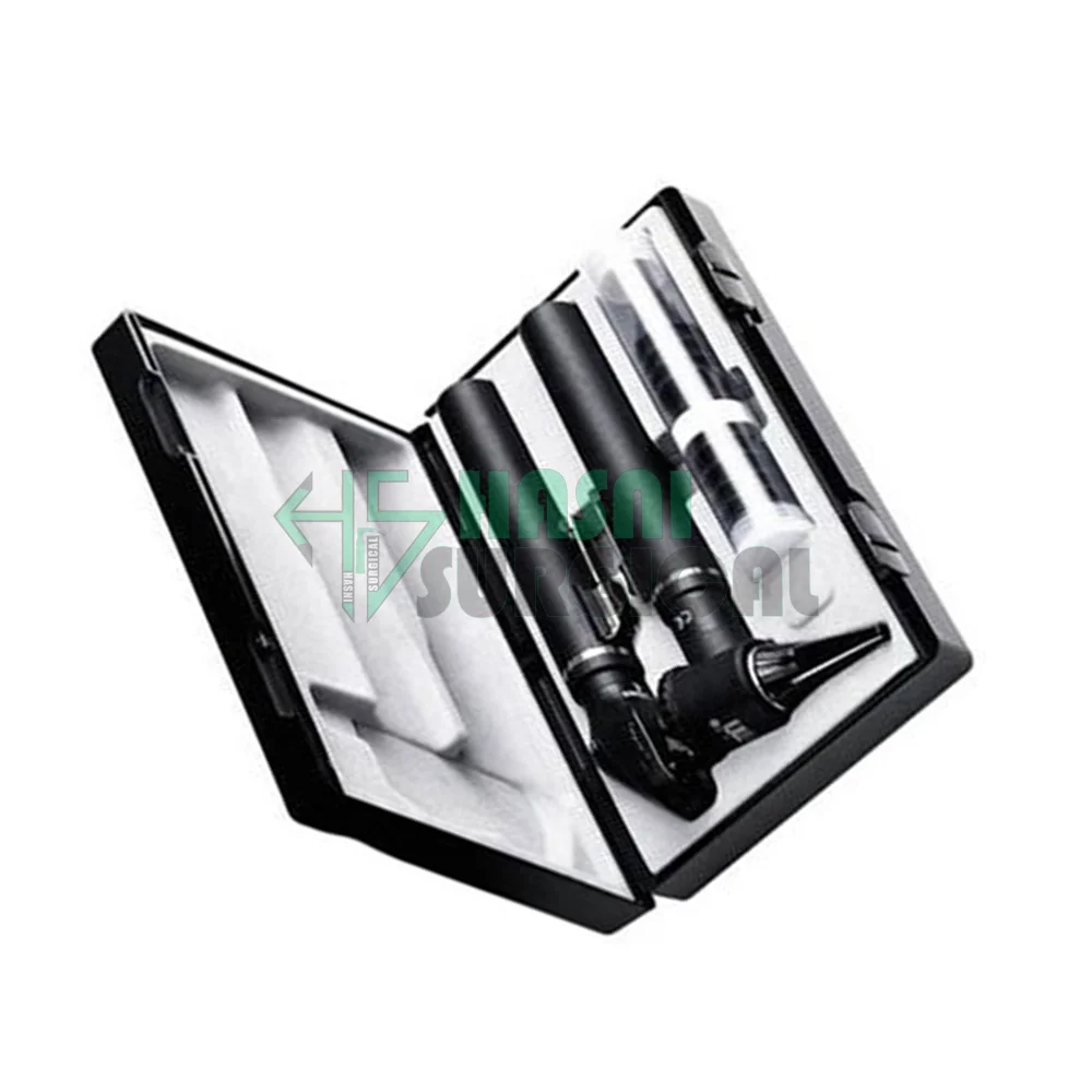  Portable otoscope mini set fiber optic ophthalmoscope