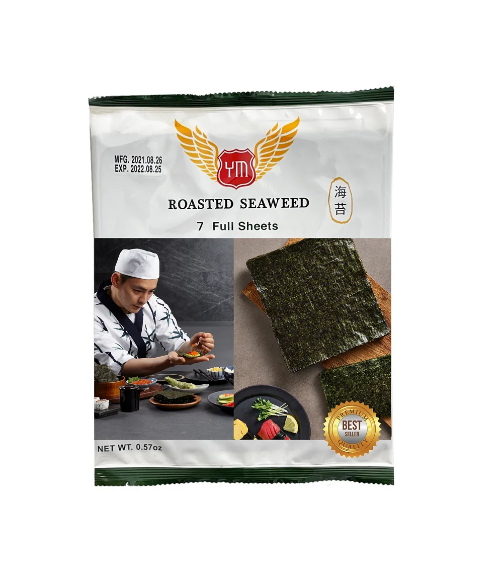 YM жареные водоросли 7 листов Премиум нори для суши