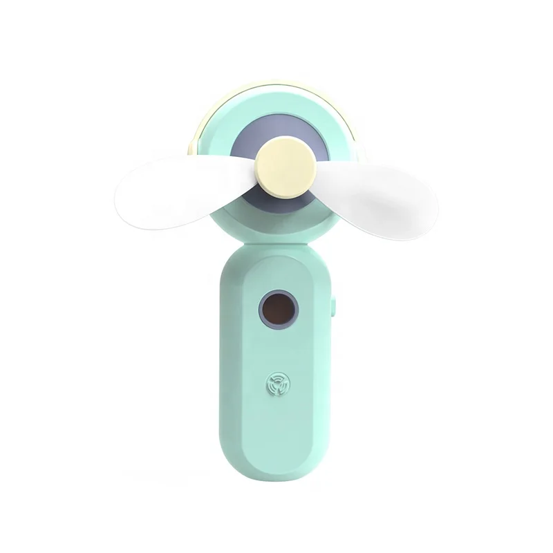 Free Samples Handheld USB Rechargeable Water Spray Portable Mini USB Fan