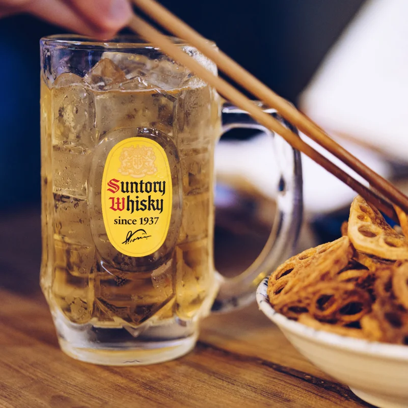 Fruity flavors highball from Japan