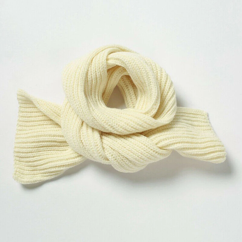 Knitted Scarf Custom Acrylic Jacquard Fans Cable Knitted Scarf Sport Scarf Football Cotton