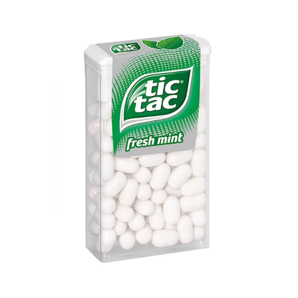 tic tac fresh mint gum/ mentos
