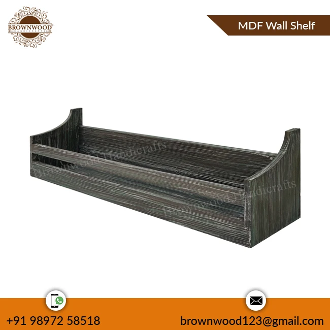 Top selling Excellent Quality MDF Wood Flotting Wall Shelf For Storage High Quality Bedroom Storage Decorative Wall Shelf