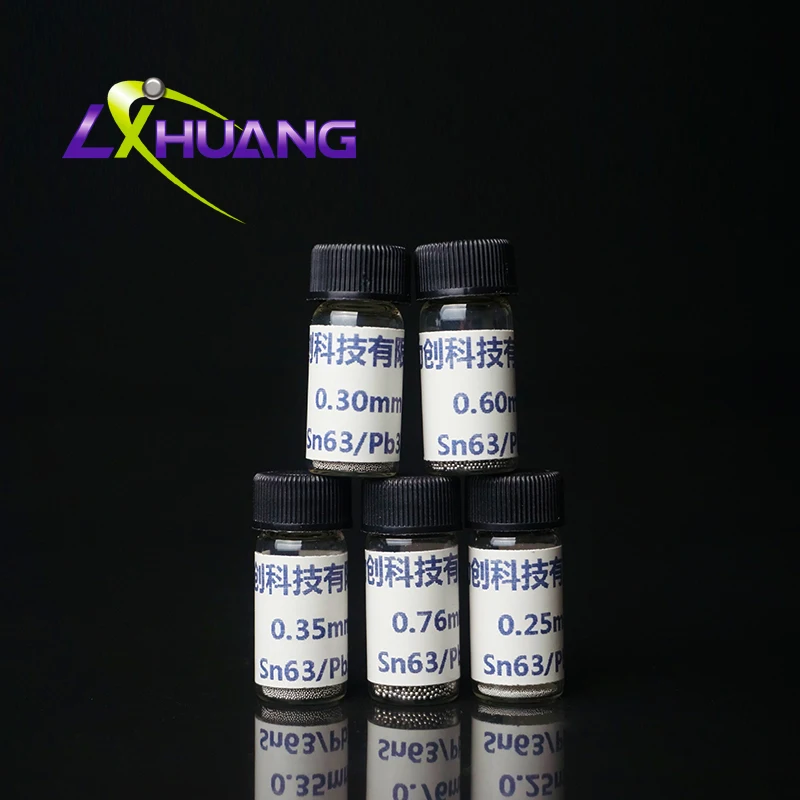 Good BGA solder Manufacturers recommend ball STM  electronics packaging tin beads Sn63/Pb37 degrees to the ball 0.2 mm