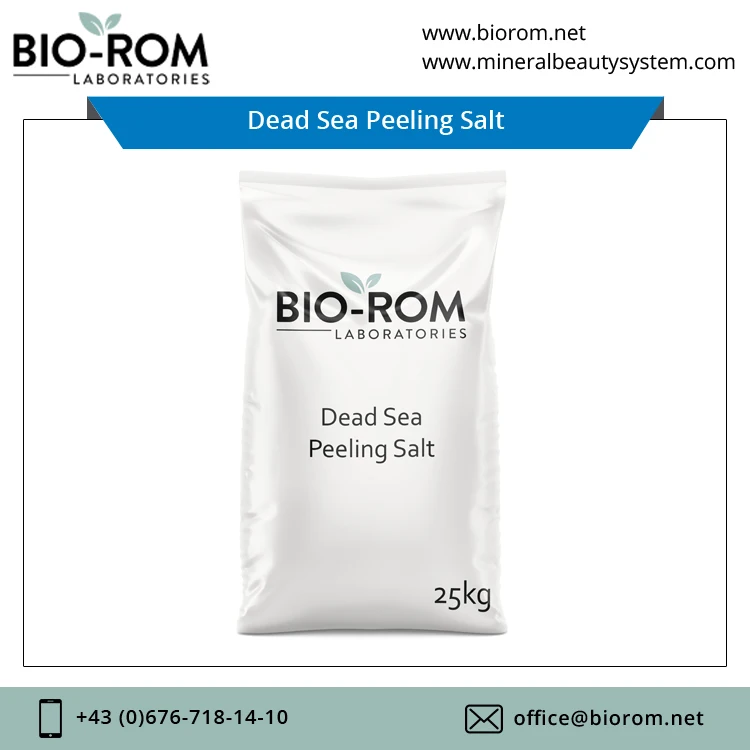 100% Quality Commitment Natural & Organic Pure Dead Sea Peeling Salt from Israel