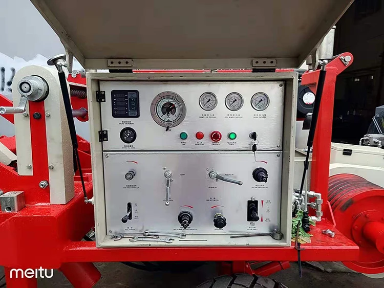 50kN Cable Stringing Equipment Hydraulic Cable Puller Stringing Puller Machine for OPGW