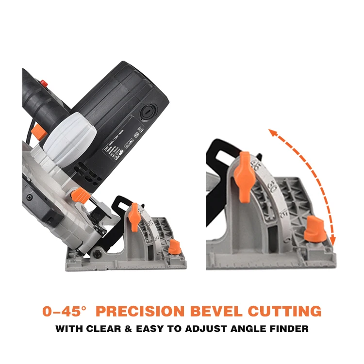 89 мм Электрический ручной профессиональный задний двигатель мини-пила с глубоким вырезом Электроинструмент циркулярная пила