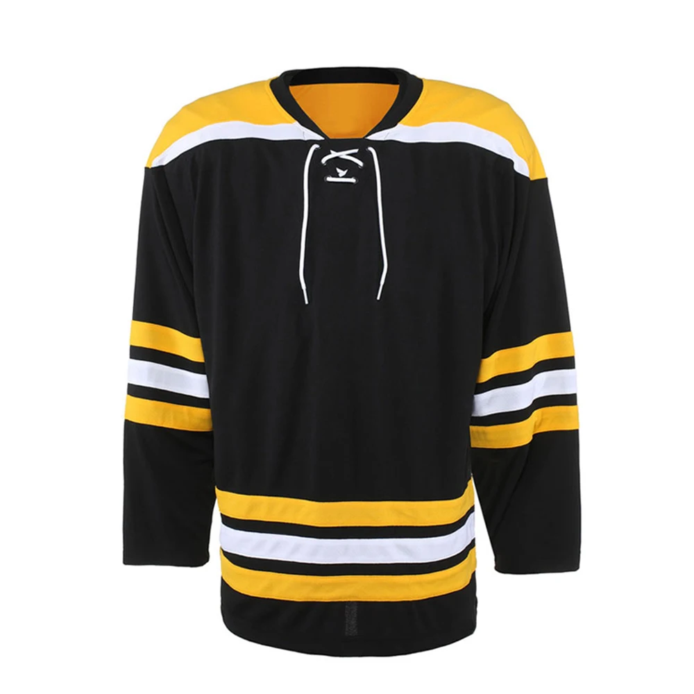 Комплект униформы для хоккея с шайбой из 100% полиэстера дышащий комплект спортивная одежда Джерси