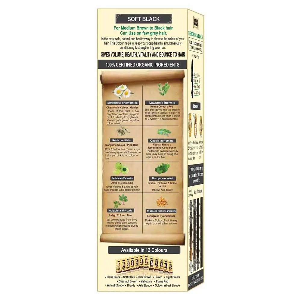 New 100% Organic Dye Hair Color Indus-Valley OEM Private Label Hair Color At Best Price