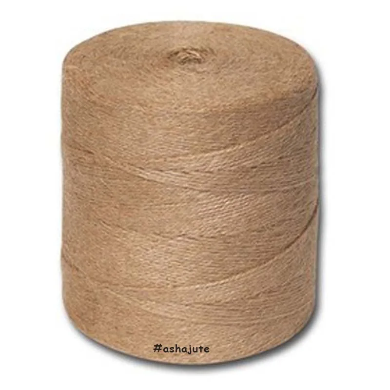 
Jute Yarn 16 LBS/ 2 ply Sacking Hessian CB CRN CRT CRX CRP Quality 100% Natural Color Jute Yarn From Bangladesh 