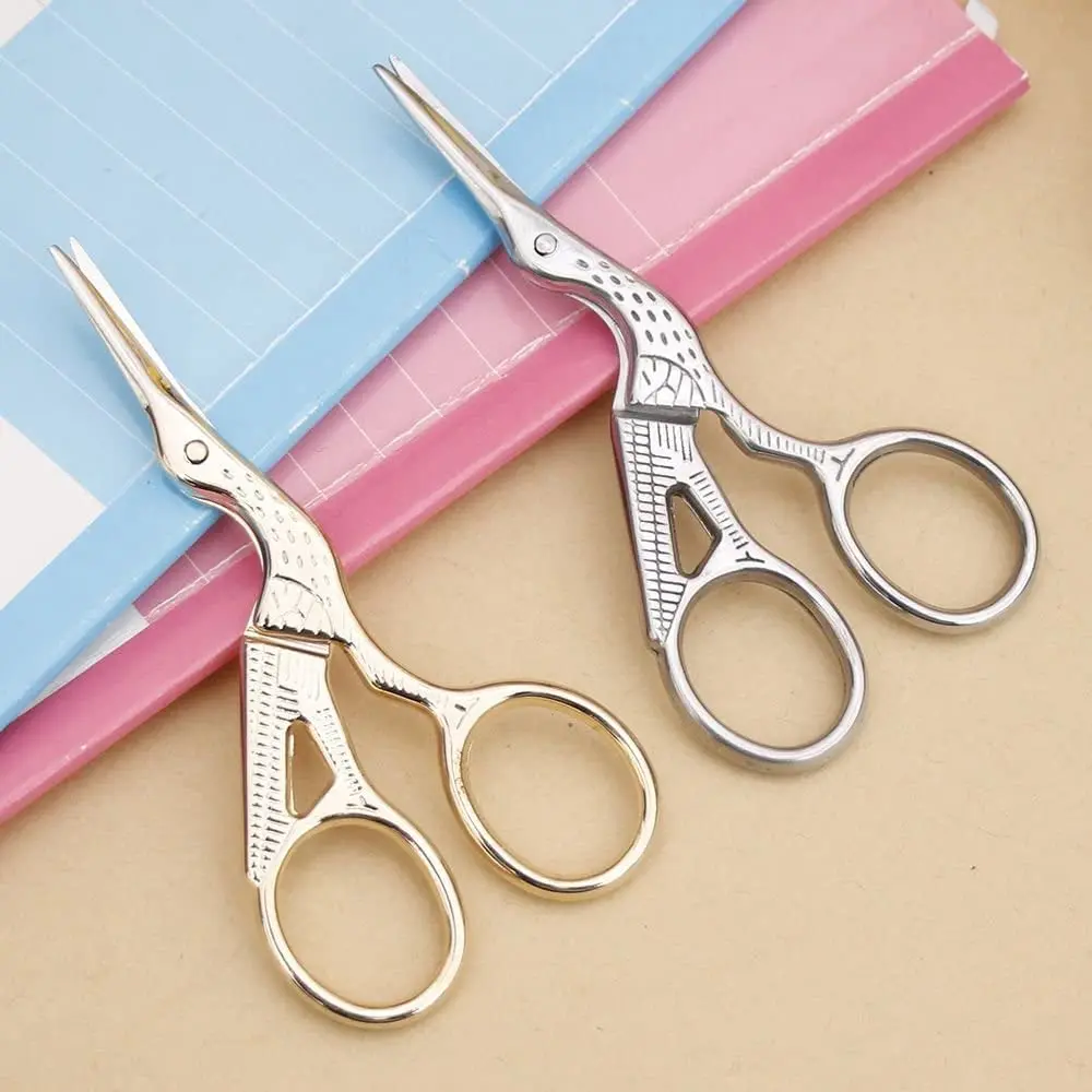  Позолоченные ножницы из нержавеющей стали для рукоделия Необычные вышивки крана