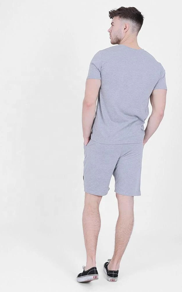  Мужская одежда 2021 футболка и шорты с логотипом на заказ двойной комплект из 2 предметов оптовая продажа мужская хлопковая/полиэфирная вышивка/принт