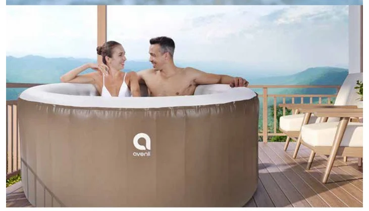  Горячая Распродажа 2021 спа-джакузи с Бали и пузырьками массажные ванны уличная портативная Спа Надувная гидромассажная Ванна