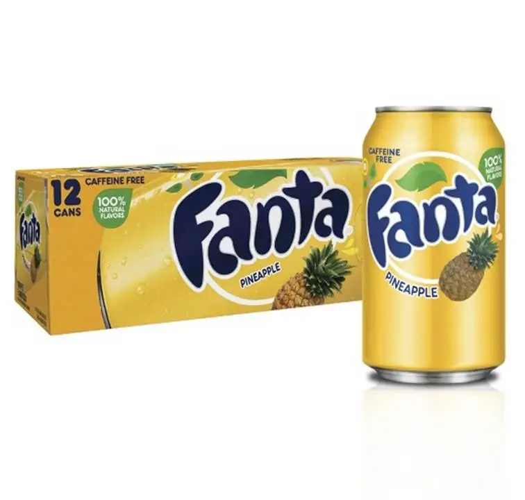 Американский экзотический Fanta 330 мл/Fanta безалкогольный напиток (тонкий)/горячий товар фруктовый
