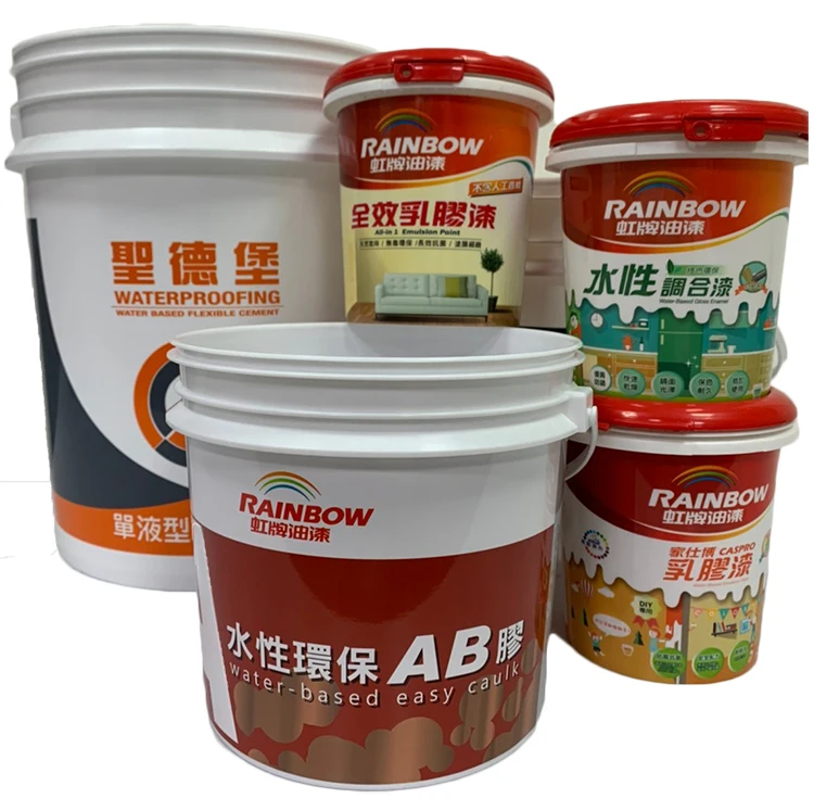 
Food Grade Raw Material Round plastic buckets 