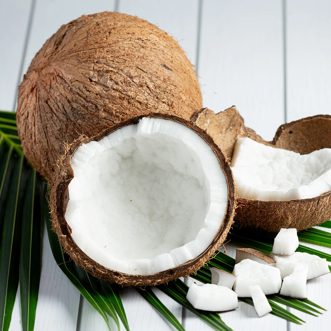 Natural Frozen Sliced Coconut Meat For Food And Beverage From Vietnam