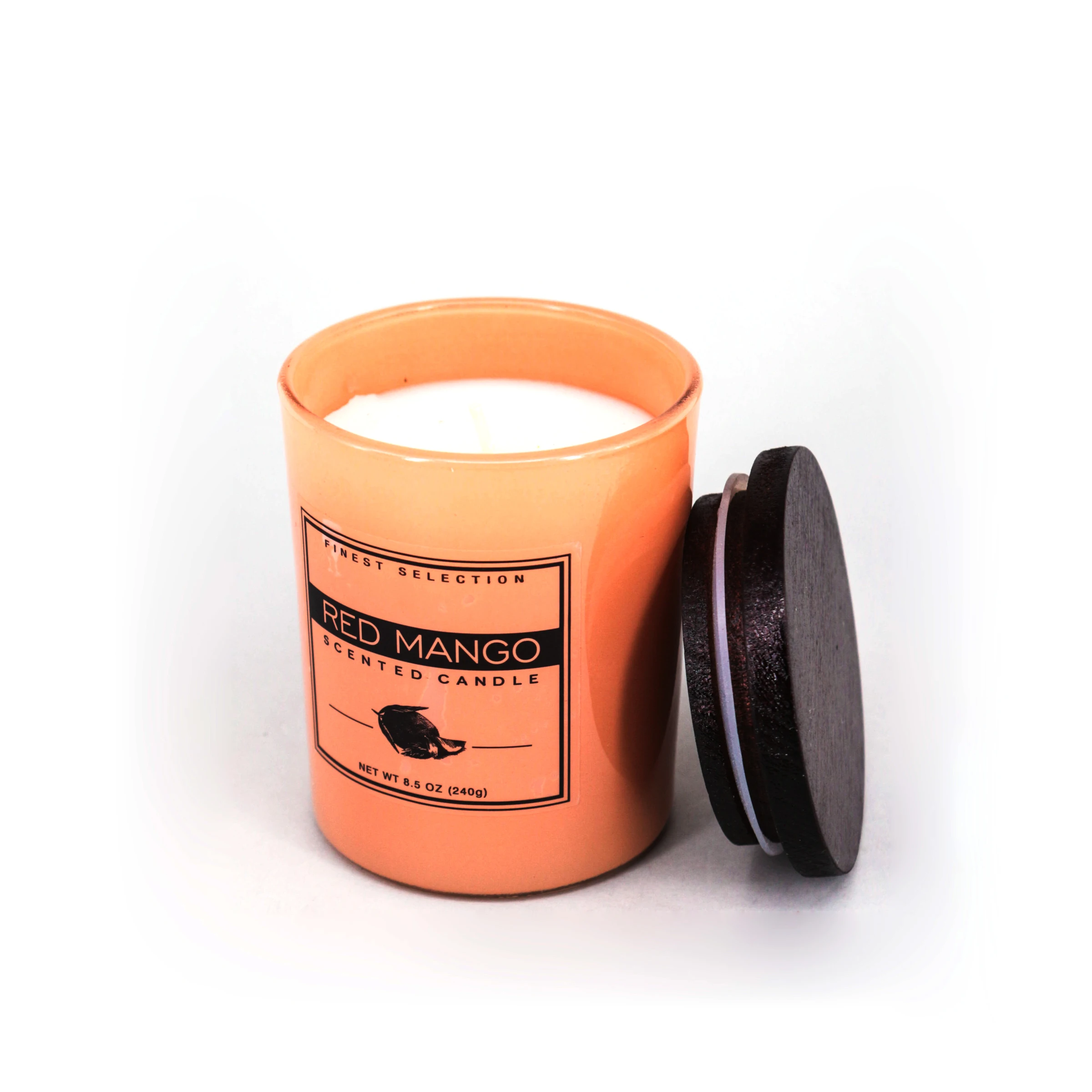 Aromatic Colorful Jar With Wooden Lid For Home Decorative Christmas Gift Customized Size Scented Soy Wax Candle From Vietnam