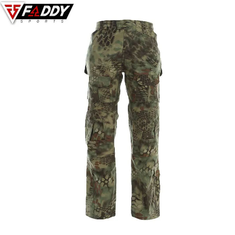 2021 Fishing Camping Tactical Hunting Pants Combat Army Military Rip stop Pant Climbing Outdoor Jungle Camo Design Multi Pockets