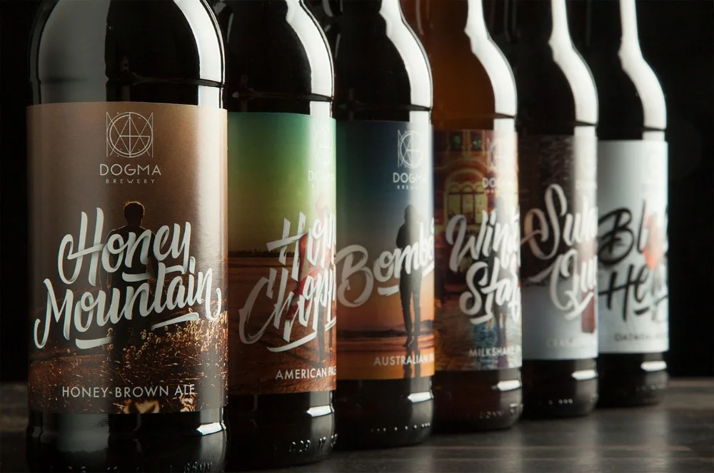 5% Alcohol Vol. Honey Brown Ale Craft Beer