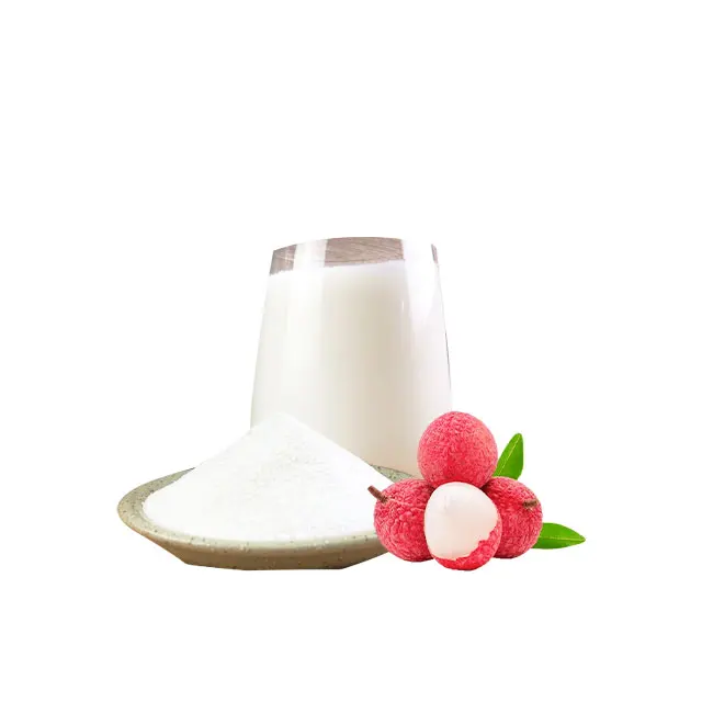 
Free Sample Rich Taste Litchi Fruit Flavored Powder 