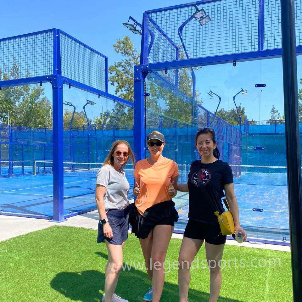 Панорамные теннисные корты лидер продаж во всем мире поставщик Padel Cancha De