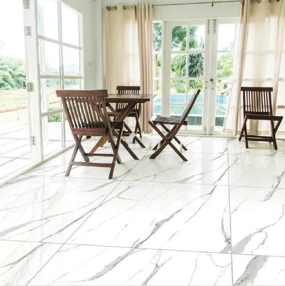 Полированная фарфоровая плитка Royal Armani Gris 120x120 см противоскользящая огнестойкая высокого качества AAA для отеля