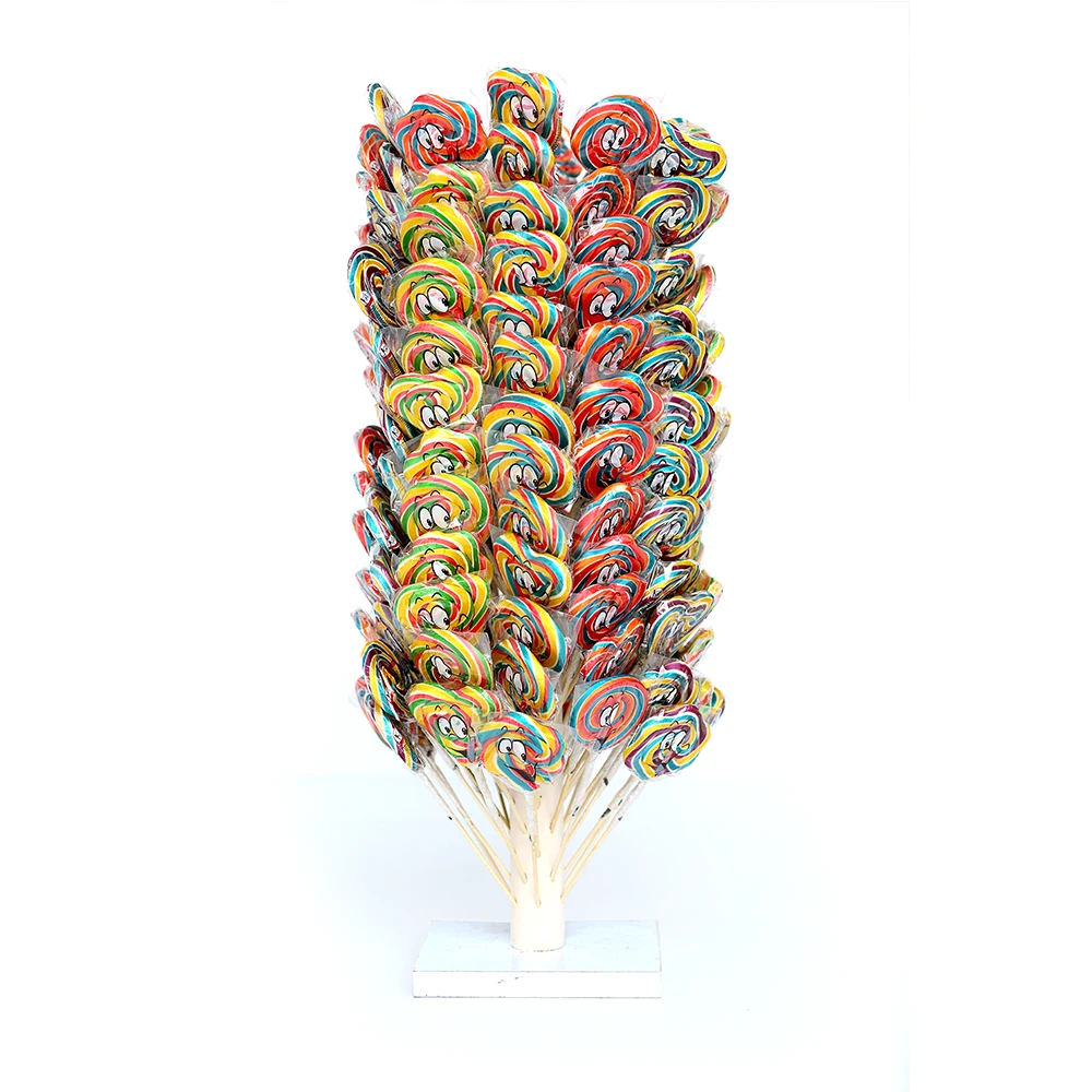 
KUKI COLORFUL ROUND LOLLIPOP CANDY 