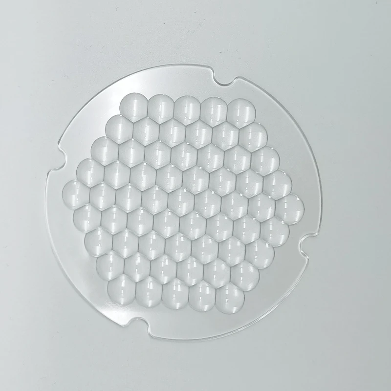 LED MULTI-LENS ARRAYS Optical multi array compound eye glass led lens , Customizable multi-led optic lens