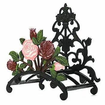 GARDEN DECORATIVE FLOWER DESIGN HOSE HOLDER CAST IRON HOSE HOLDER METAL HANDICRFT WALL MOUNTED CAST IRON DECORATIVE HOSE HOLDER