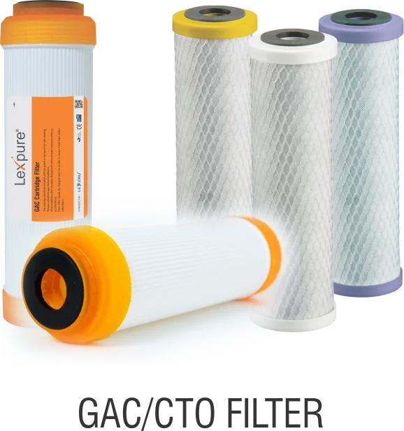 Cruze alkaline aa minerals cto gac cartridge carbon filters sediment filters alkaline filters for water purifiers